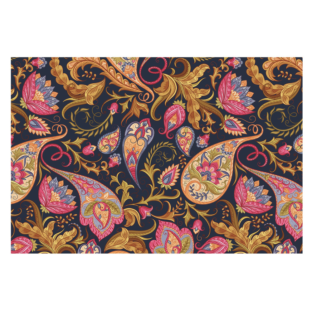 Tapeta fotograficzna flizelinowa w motywem paisley w kolorystyce klasycznej