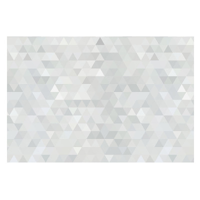 Nowoczesna fototapeta na wymiar z motywem szarych trójkątów geometrycznych