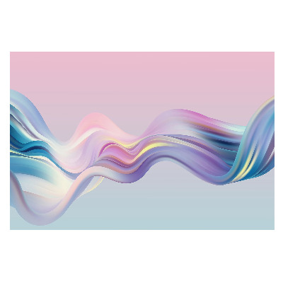 Fototapeta z pastelową abstrakcją fal