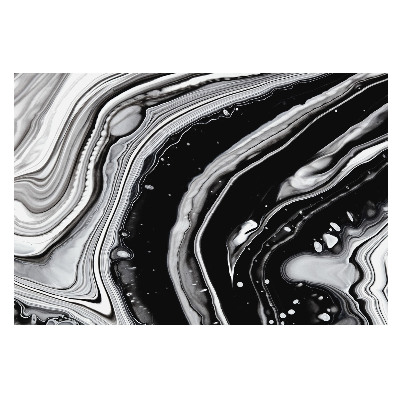 Fototapeta na wymiar do sypialni w motywie popielatych linii falistych