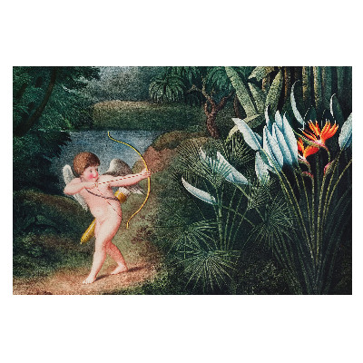Fototapeta z nadrukiem na flizelinie Amorek w krainie magii
