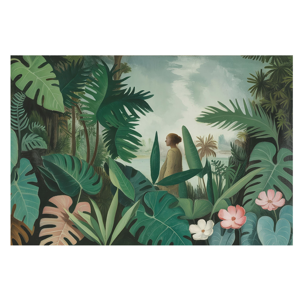 Fototapeta flizelinowa Harmonijna sceneria roślinna do salonu