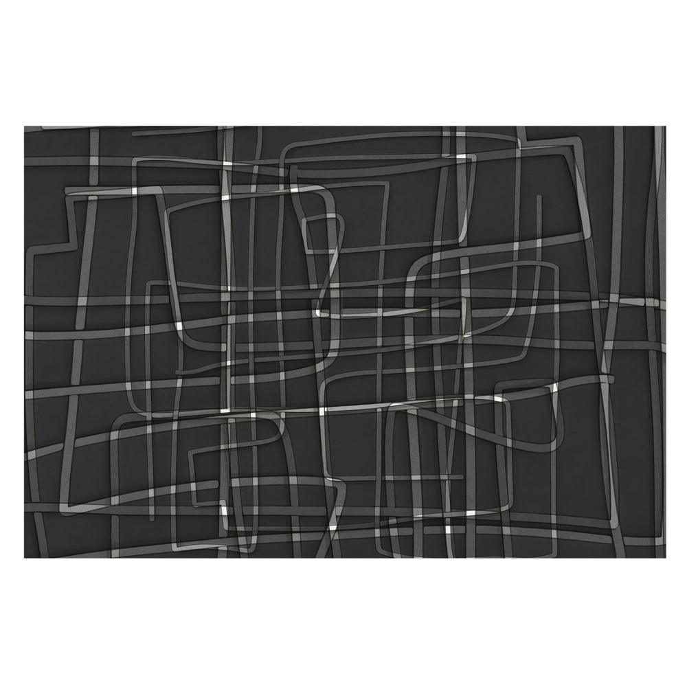 Fototapeta na flizelinie z geometrycznym wzorem na ciemnym tle
