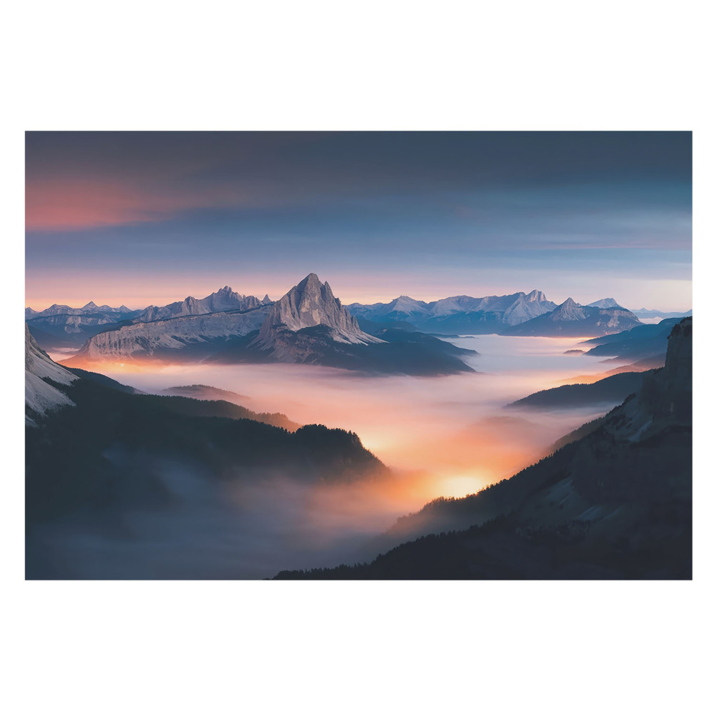 Tapeta fotograficzna flizelinowa Magiczny poranek w górskiej scenerii