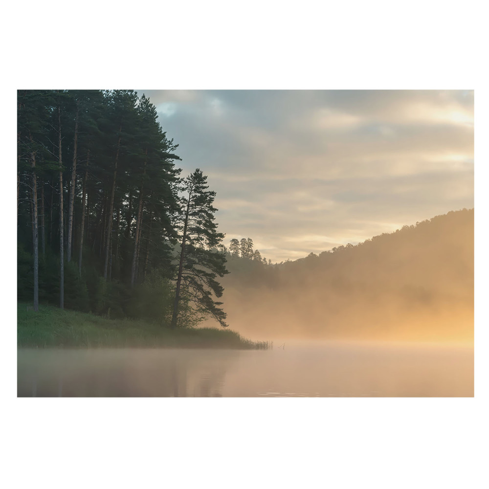 Fototapeta Świt w mglistej scenerii natury