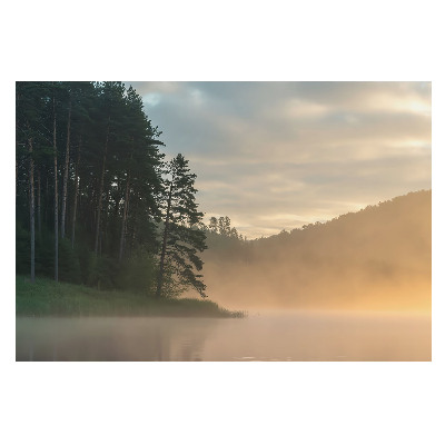 Fototapeta Świt w mglistej scenerii natury
