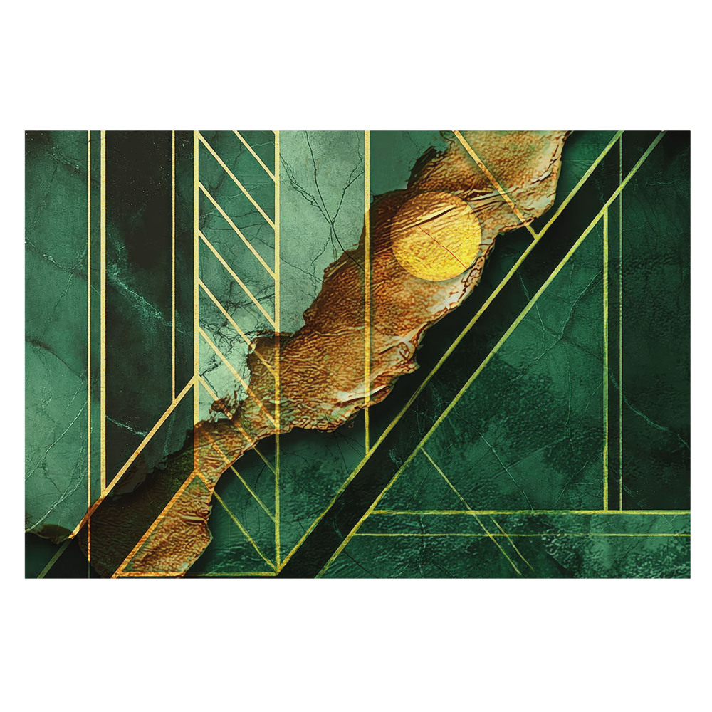 Fototapeta z nowoczesnym splotem geometrycznych linii
