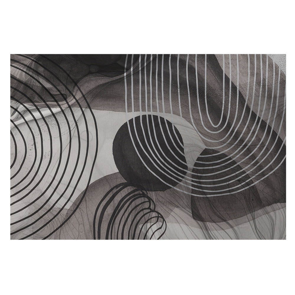 Nowoczesna fototapeta na wymiar z kontrastowym motywem geometrycznym