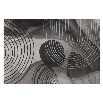 Nowoczesna fototapeta na wymiar z kontrastowym motywem geometrycznym