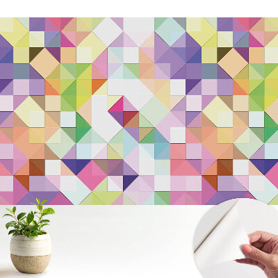 Fototapeta na wymiar do sypialni Żywa mozaika geometrii