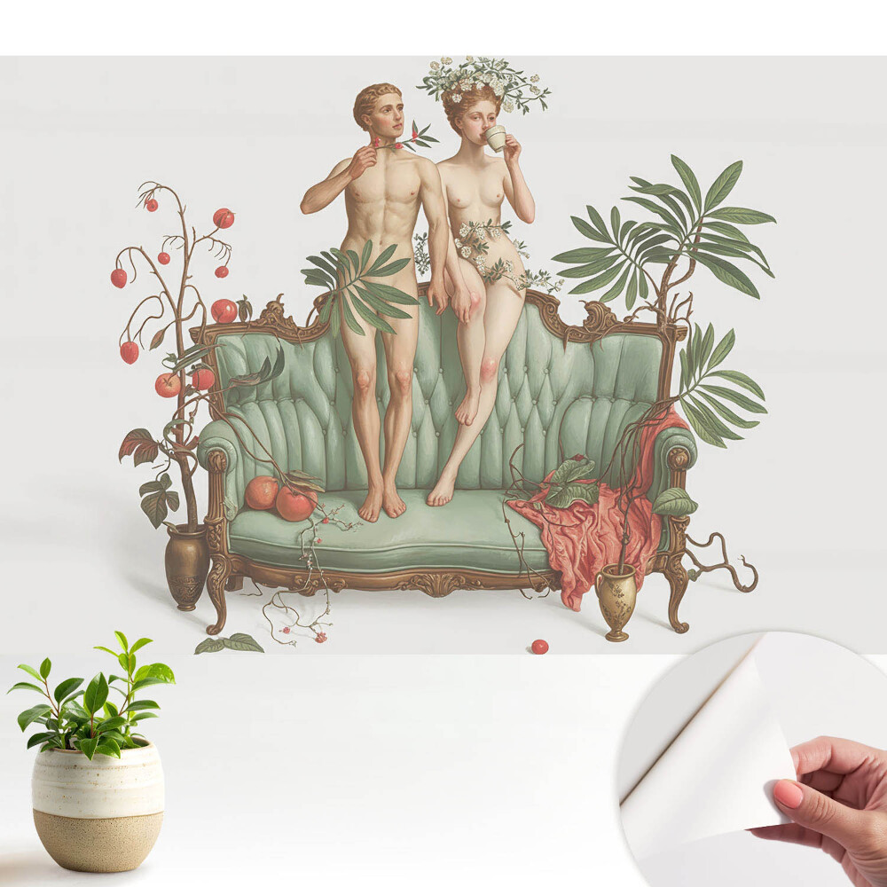 Tapeta fotograficzna samoprzylepna klasyczny surrealizm symetryczny