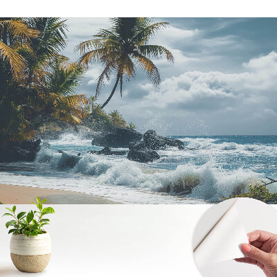 Tapeta fotograficzna samoprzylepna Tropikalna harmonia słonecznej plaży
