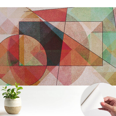 Fototapeta na wymiar inspirujące barwy geometrycznych form