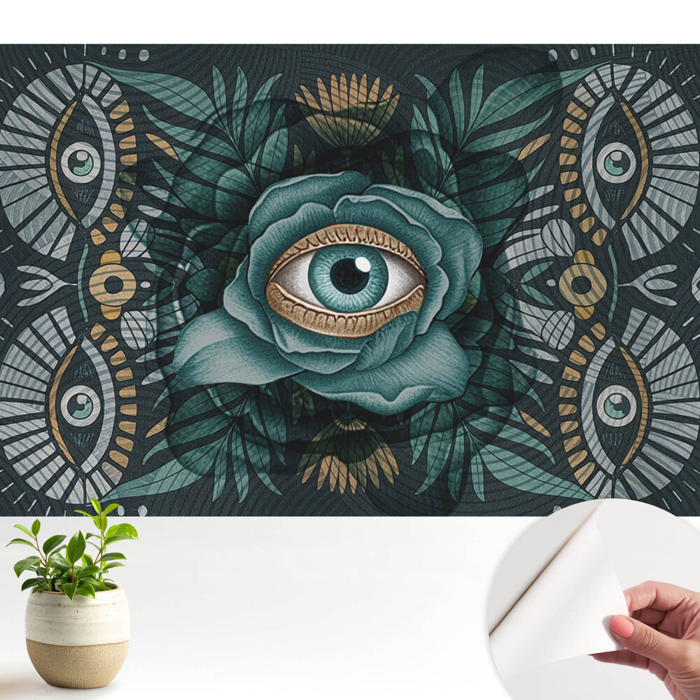 Fototapeta samoprzylepna do salonu w artystycznym klimacie boho