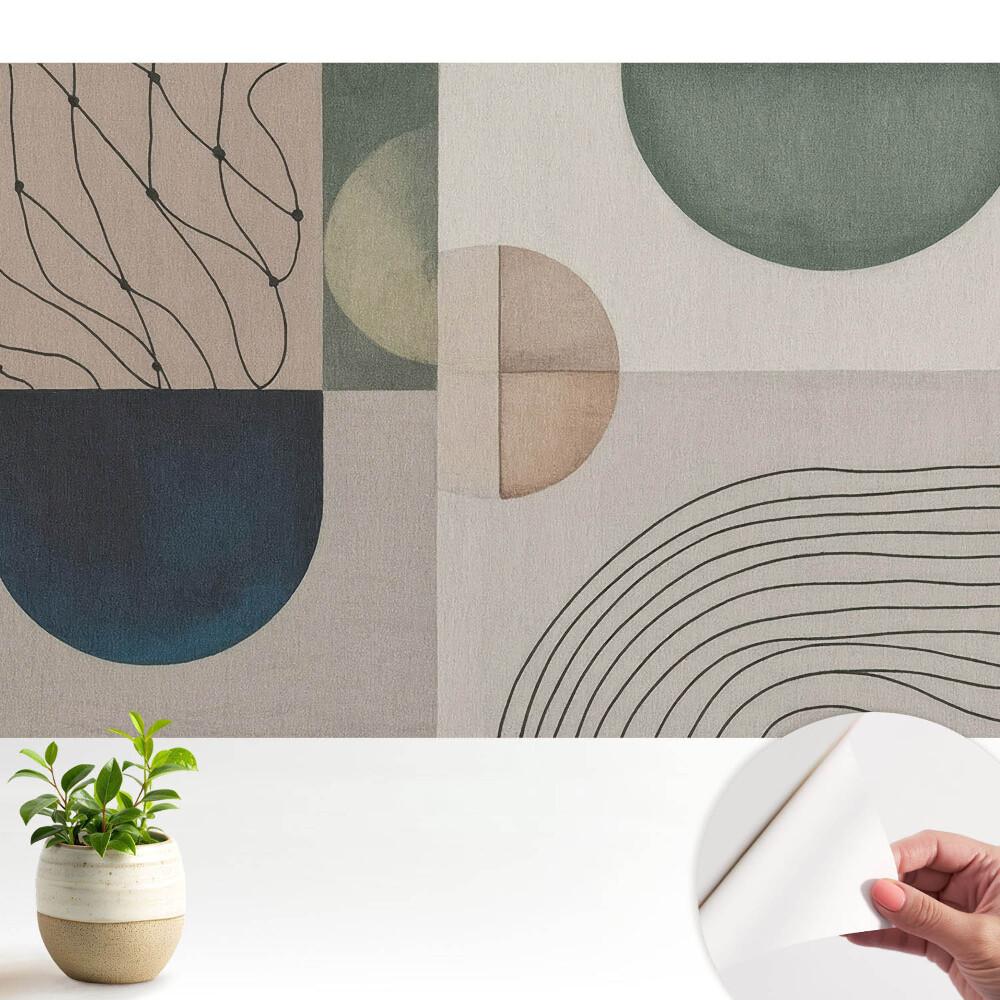 Fototapeta do salonu nowoczesna struktura geometrycznych brył