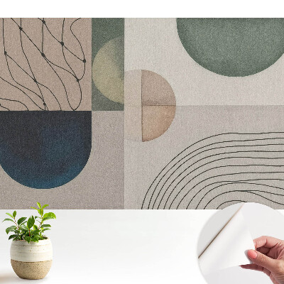 Fototapeta do salonu nowoczesna struktura geometrycznych brył