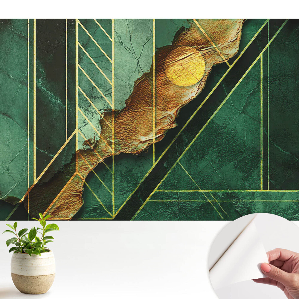 Fototapeta z nadrukiem samoprzylepna nowoczesny splot geometrycznych linii