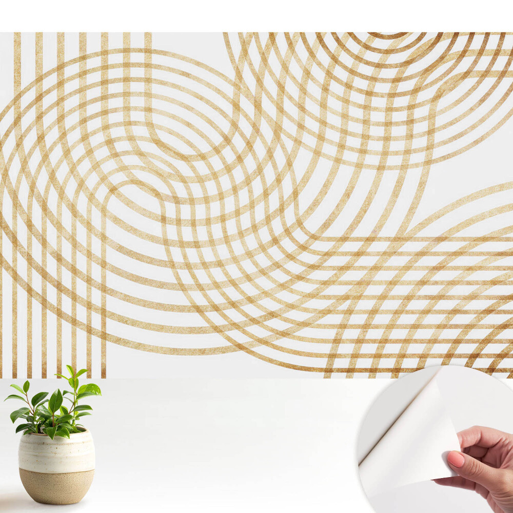 Fototapeta na wymiar Dynamiczna plecionka geometrycznej elegancji