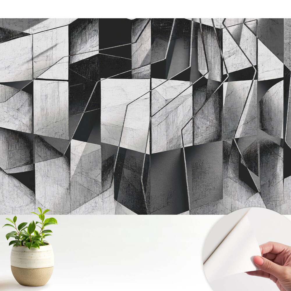 Nowoczesna fototapeta na wymiar w nowoczesnym stylu geometrycznej abstrakcji