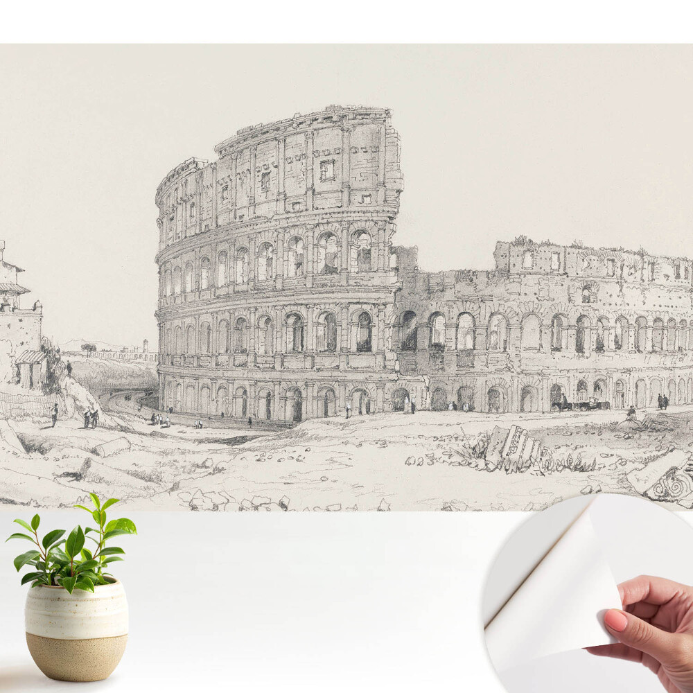 Fototapeta na wymiar Delikatna wizja antycznej architektury