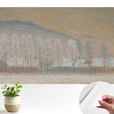 Fototapeta do sypialni Alpejska zima w wiosce
