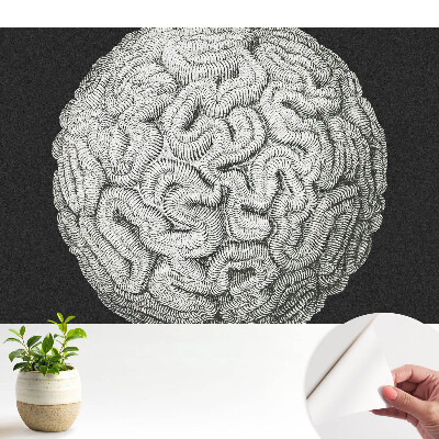 Fototapeta do salonu Srebrzysta sfera