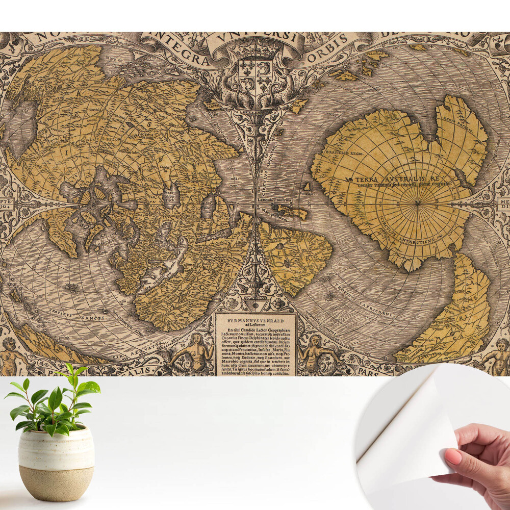 Fototapeta Stary atlas świata