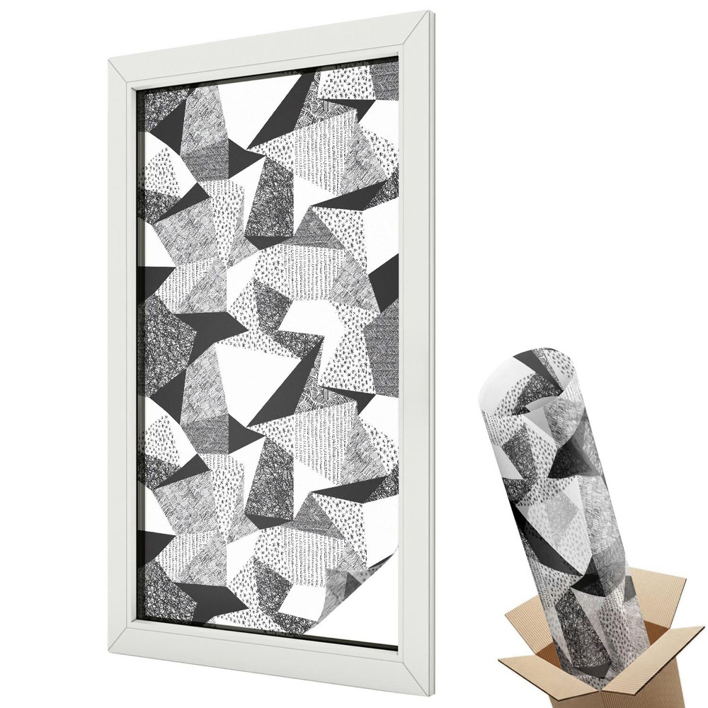 Dekoracyjna folia okienna Motyw liści minimalistyczna elegancja