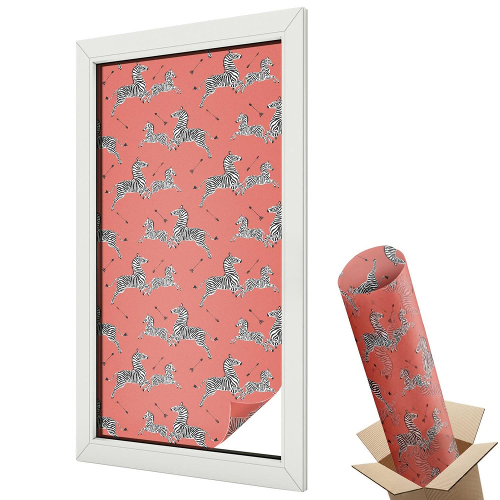 Dekoracyjna folia okienna Wzór zebry nowoczesny dynamiczny