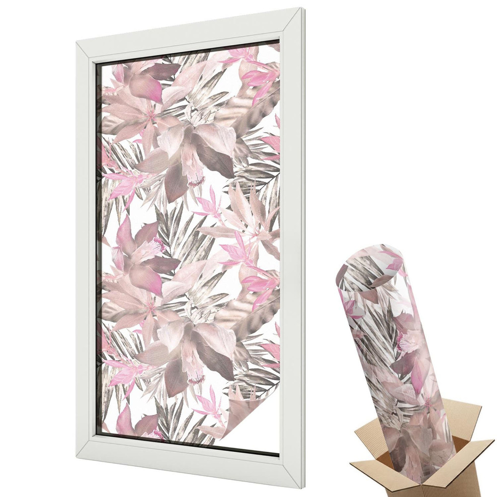 Dekoracyjna folia okienna Niebieskie pionowe pasy