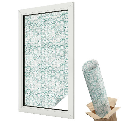 Witraż naklejka na okno Wzór zebry nowoczesny dynamiczny