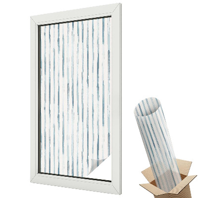 Mleczna folia na okno witraż Łukowate wzory minimalizm spokój