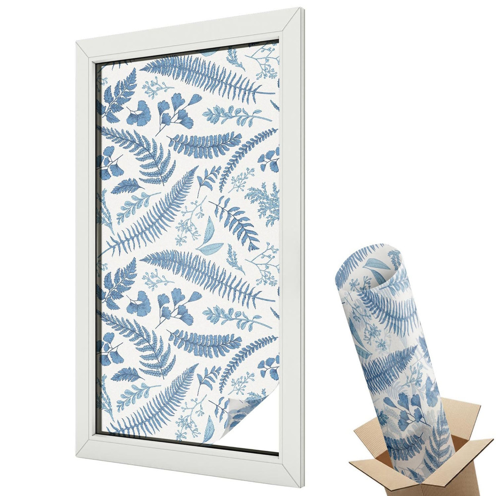 Witraż naklejka na okno Nowoczesna prostota drewna