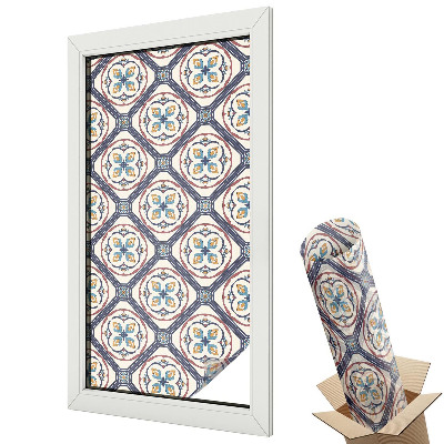 Dekoracyjna folia okienna Klasyczne geometryczne kafelki