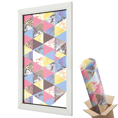 Dekoracyjna folia okienna Romantyczne kwiaty z akwarelowym wykończeniem