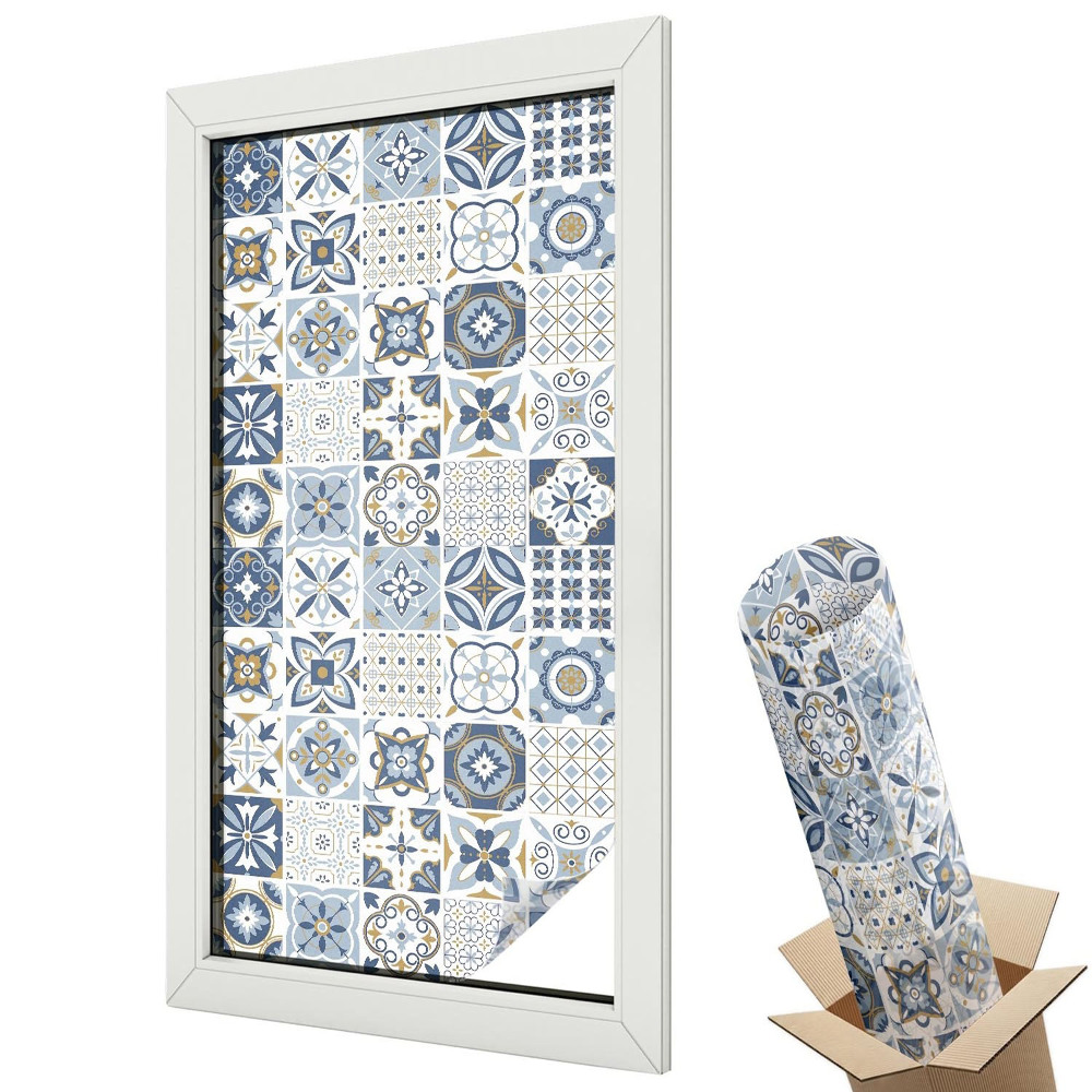 Dekoracyjna folia okienna Klasyczne wzory mozaiki