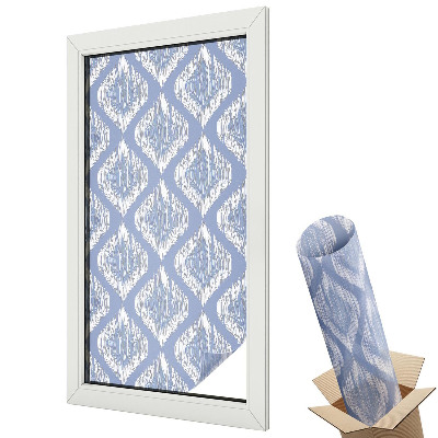 Mleczna folia na okno witraż Nowoczesny wzór strzałek w lekkim stylu