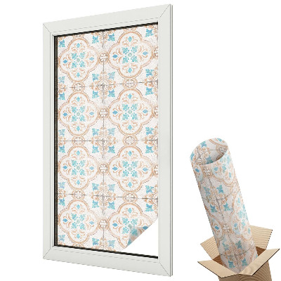 Dekoracyjna folia okienna Nowoczesny wzór symetrycznych kropek