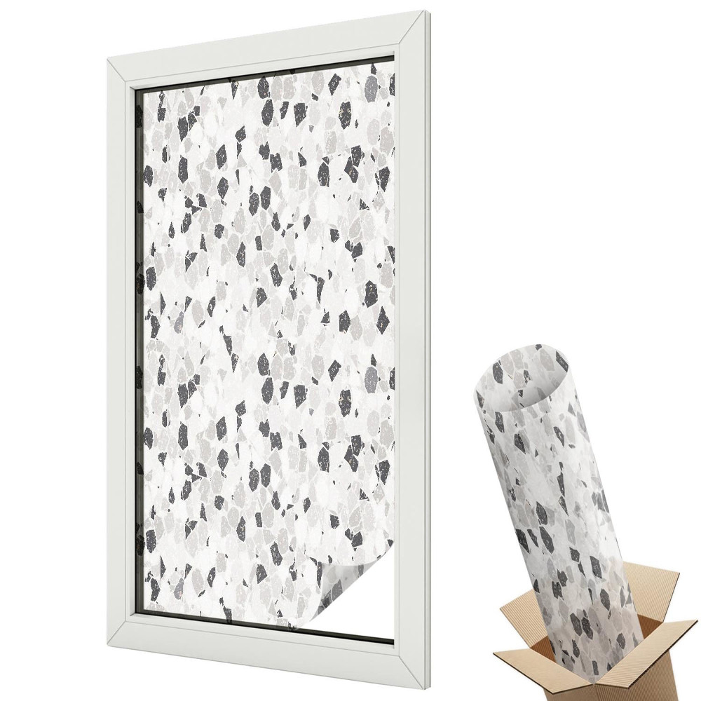 Dekoracyjna folia okienna Geometryczne ornamenty kwiatowe