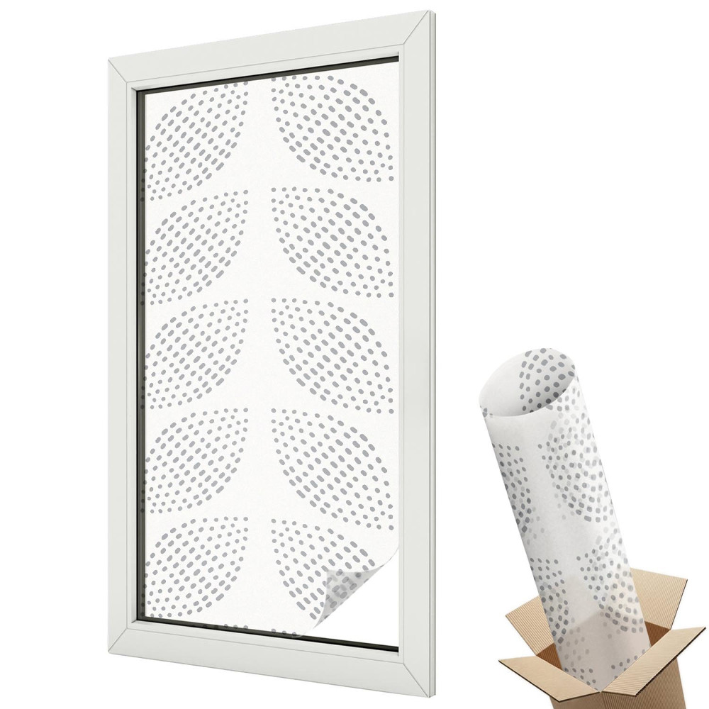 Dekoracyjna folia okienna Geometryczna elegancja klasyczne wzory