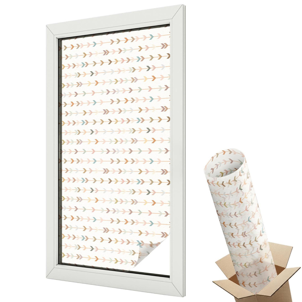 Dekoracyjna folia okienna Kolorowe geometryczne strzałki