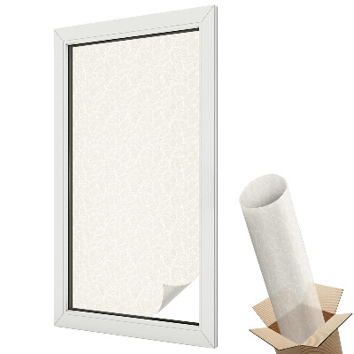 Mleczna folia na okno witraż Abstrakcyjny geometryczny wzór z kółkami