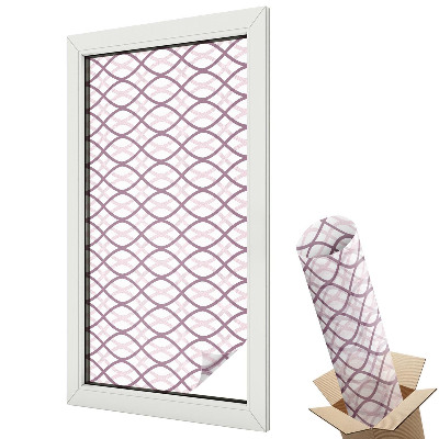 Dekoracyjna folia okienna Geometryczna elegancja symetrycznych linii