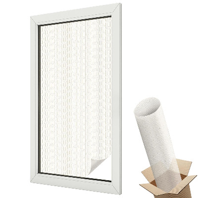 Mleczna folia na okno witraż Minimalistyczny wzór geometryczny elegancja