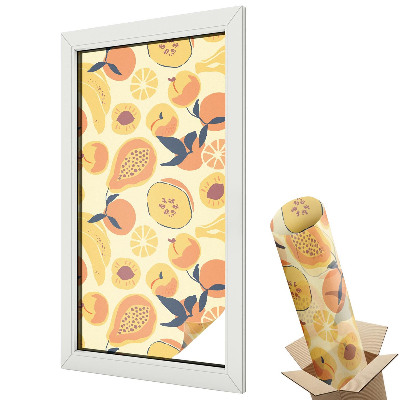 Dekoracyjna folia okienna Zielony ornament roślinny