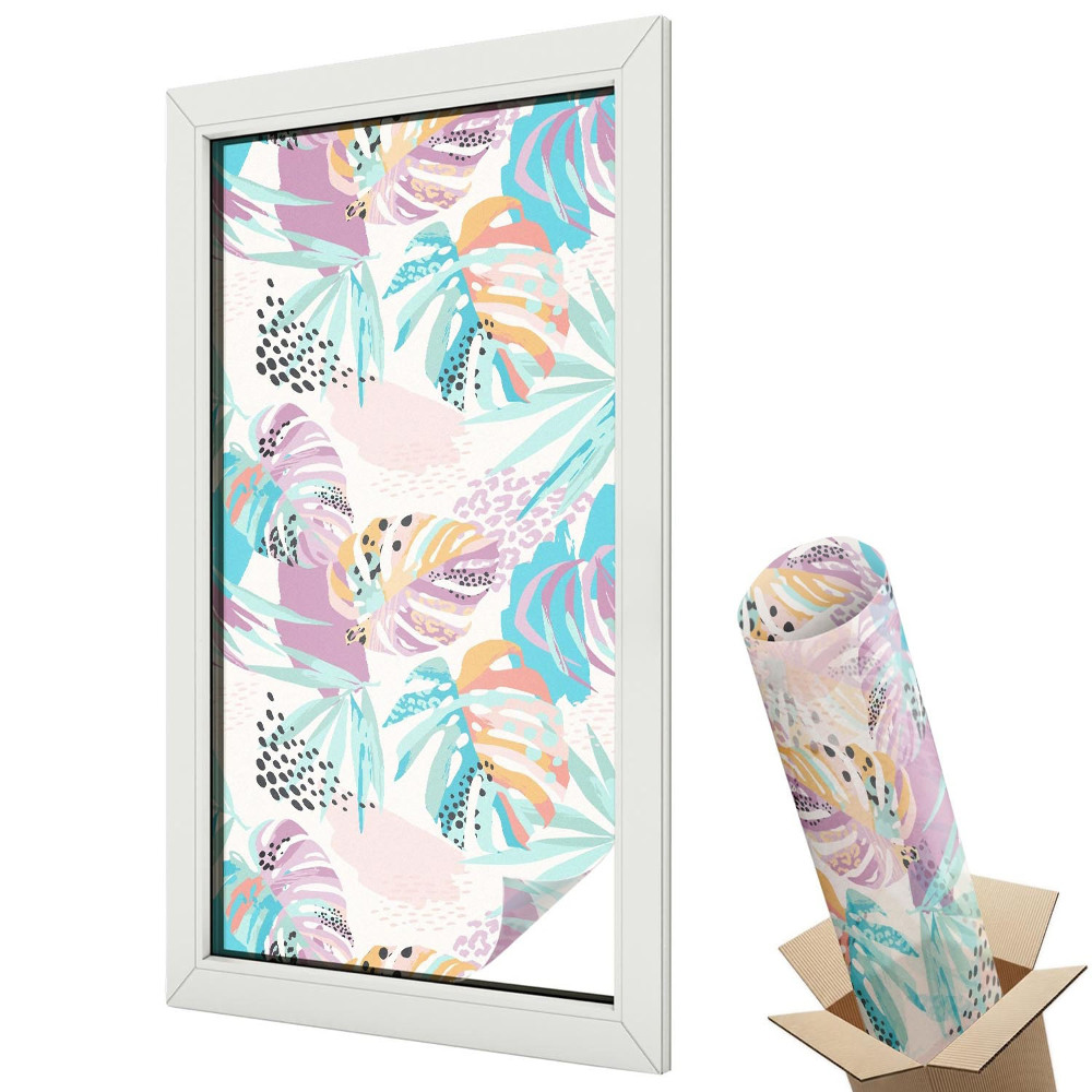 Dekoracyjna folia okienna Kolorowe geometryczne koła