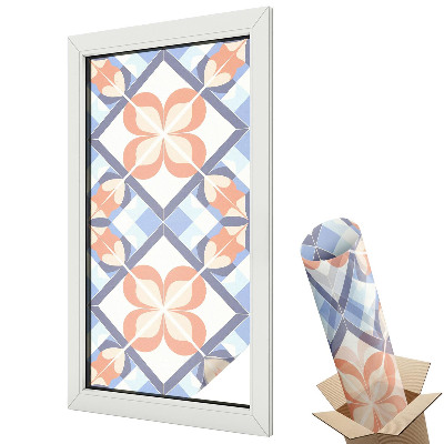 Dekoracyjna folia okienna Geometryczna symetria gwiazdy