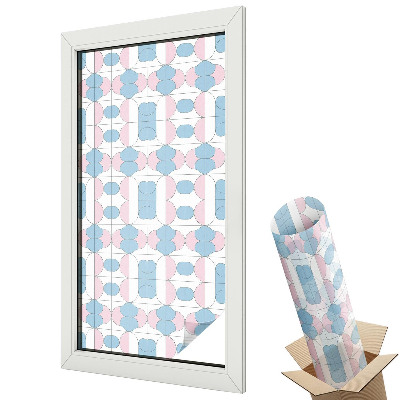 Dekoracyjna folia okienna Geometryczne formy pastelowe