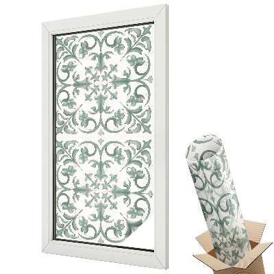 Witraż naklejka na okno Geometryczne formy pastelowe