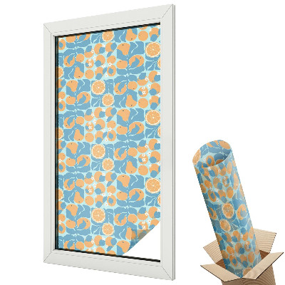 Dekoracyjna folia okienna Roślinny wzór klasyczna symetria